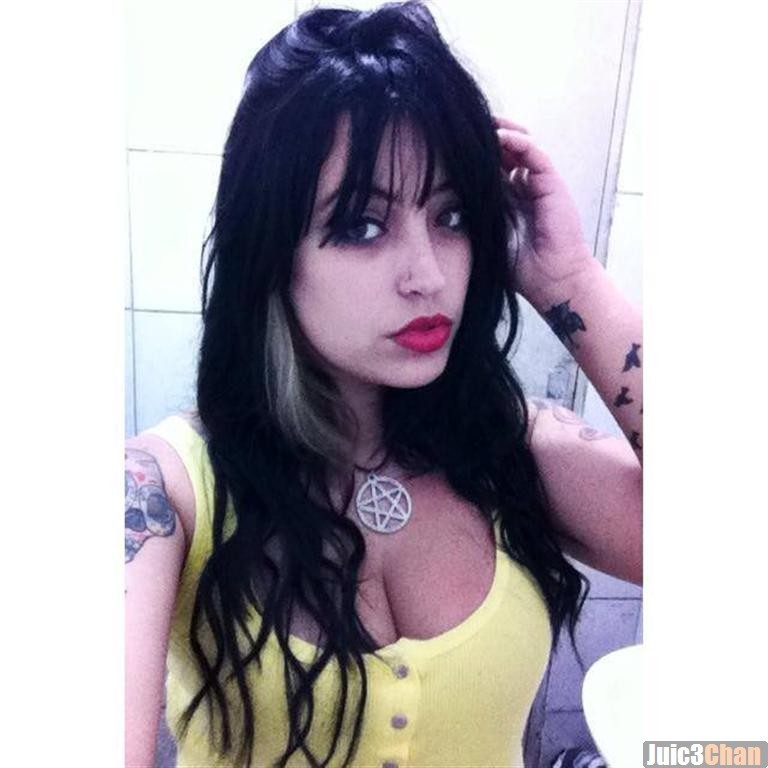 Andressa emo linda tatuada caiu na net pelada - Foto 4056