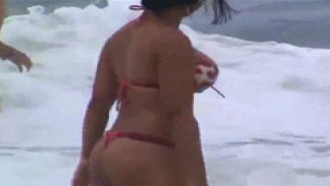 Morena gostosa Filmada Na Praia
