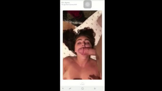 Transmitindo boquete da namorada ao vivo